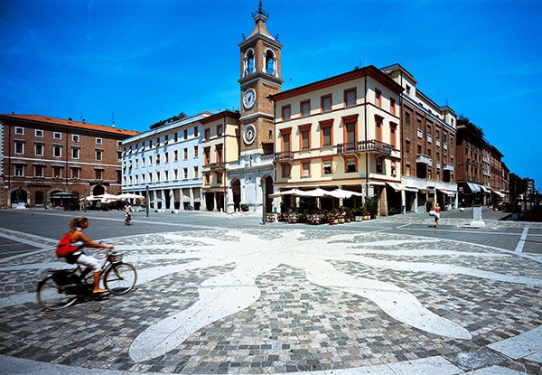 Three Martyrs Square in Rimini