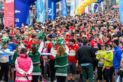 La partenza della Bologna City Run 5Km (foto di Giorgio Bianchi)