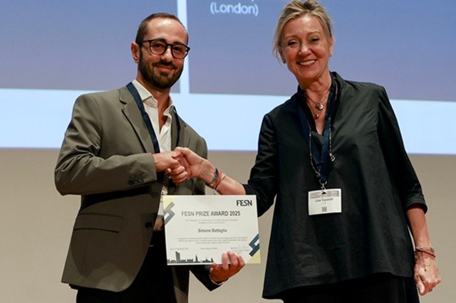 Simone Battaglia received the international awards - Photo taken by Juliane Weicker, Leipzig