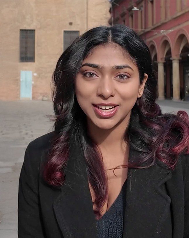 Aiswarya, one of our international student