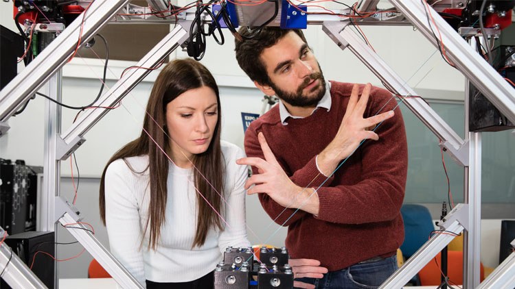 Two young researchers