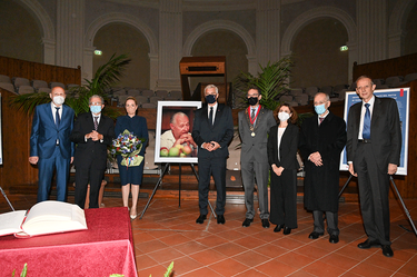 Ceremony in honour of Alexander Dubček