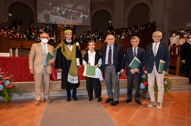 Honorary degree for Fabio Roversi Monaco and Diplomas to Professors Emeriti, award ceremony