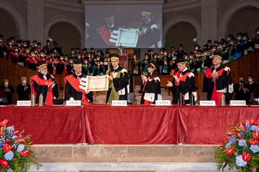 Honorary degree for Fabio Roversi Monaco and Diplomas to Professors Emeriti, award ceremony