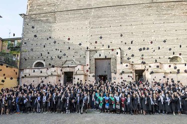 PHD graduates of the University of Bologna, ceremony