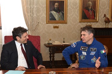 Paolo Nespoli meets the Alma Mater