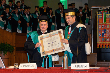 Honorary degree award ceremony for Maurizio Marchesini