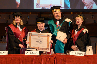 Honorary degree award ceremony for Adriana Lodi