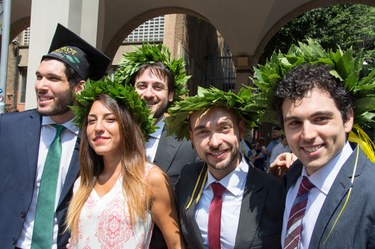 Graduates at the University of Bologna