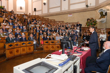 Cerimonia per i 150 anni di convenzione tra ospedale di Sant'Orsola e Università di Bologna