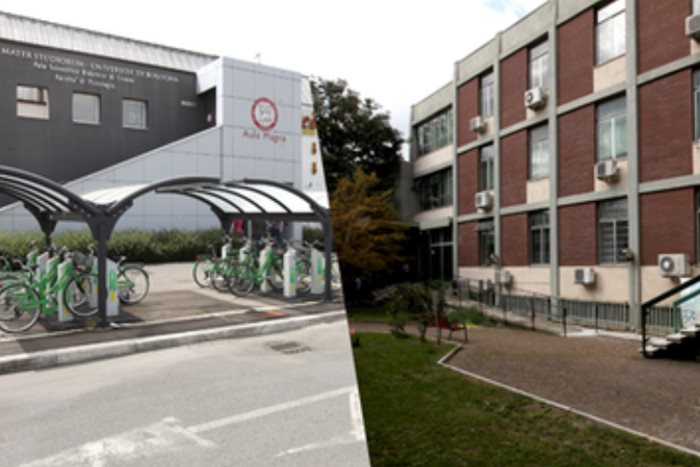 Immagini degli edifici del Dipartimento di Psicologia di Bologna e Cesena