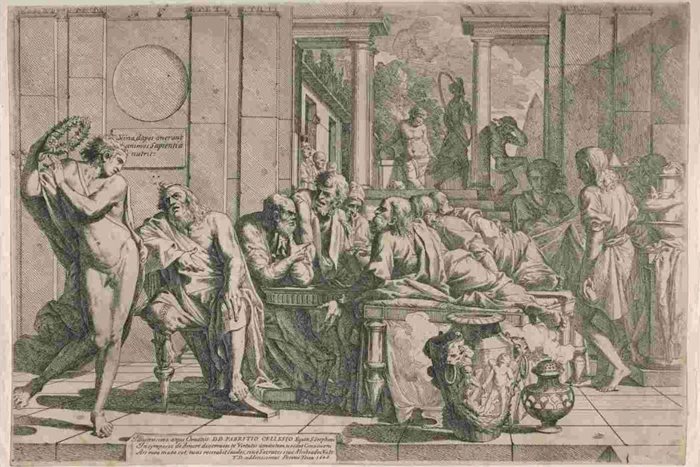 Pietro Testa_Incisione_Simposio (1650)