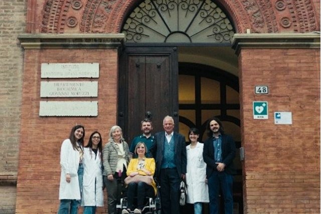 Medici dell'Alma Mater insieme ai membri dell'associazione Conquistando Escalones