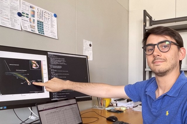 Emanuele De Rubeis, dottorando al Dipartimento di Fisica e Astronomia “Augusto Righi” dell’Università di Bologna e l’INAF, primo autore dello studio (Immagine: INAF)