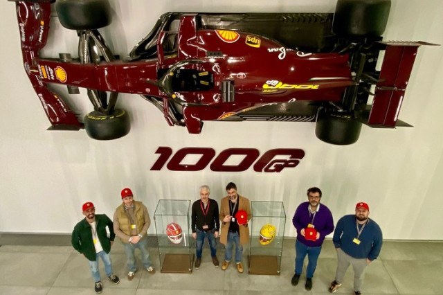 Una Ferrari presso il presso il laboratorio CICLoPE