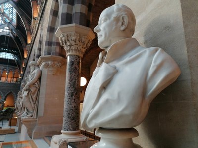 Busto di William Buckland - Museo di Storia Naturale di Oxford (Credits. F. Fanti)