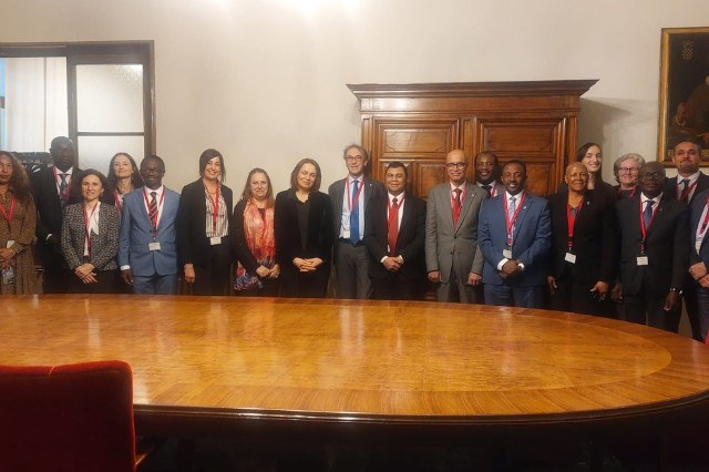 Delegazione dell'Università di Bologna con i partner strategici africani