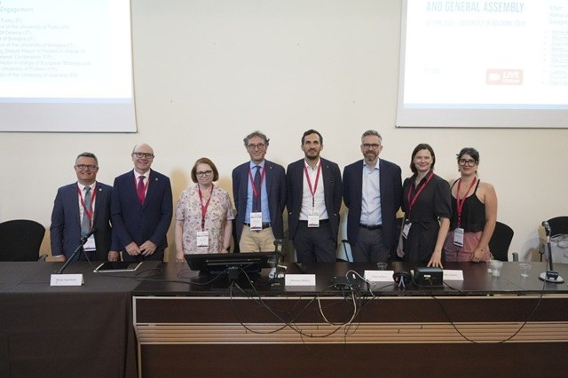 I rappresentanti istituzionali delle 39 università europee afferenti al Coimbra Group