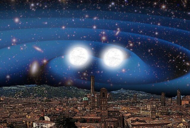 Immagine grafica di un paesaggio urbano