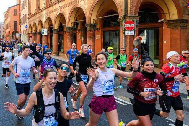 Corridori durante una maratona