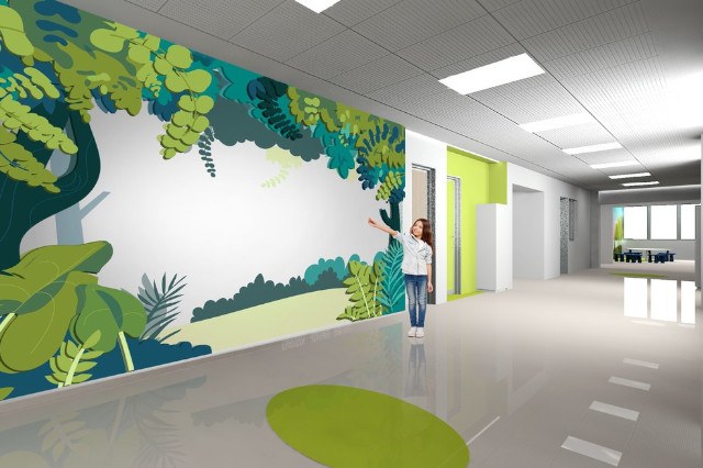 Rendering del reparto di Neurochirurgia Pediatrica