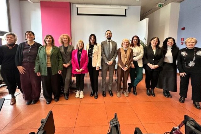 Le componenti del Comitato per le celebrazioni dell’80° anniversario del suffragio universale